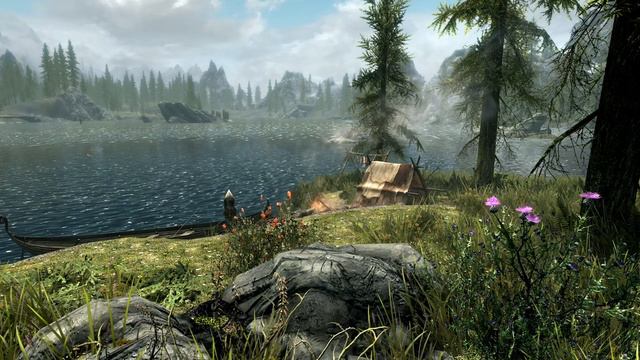 The Beautiful Nature of Riverwood | TES 5 Skyrim Ambient Mix | Music & Ambience World смотреть онлайн