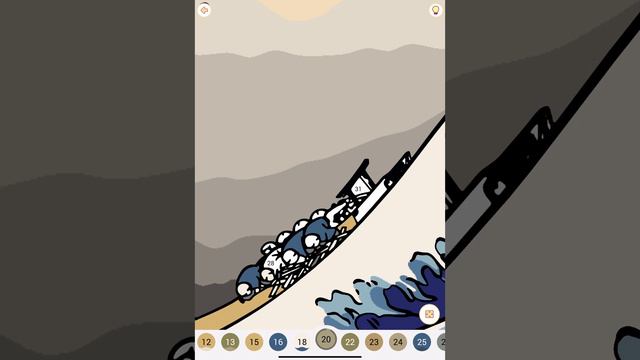 Happy Color Paint by Numbers app The Great Wave #colourwithme #coloring #relaxing #video #art #ocea смотреть онлайн