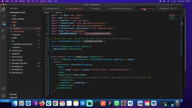 Install and configure material ui 5 on next js 12 typescript project Malayalam tutorial - part 2 смотреть онлайн