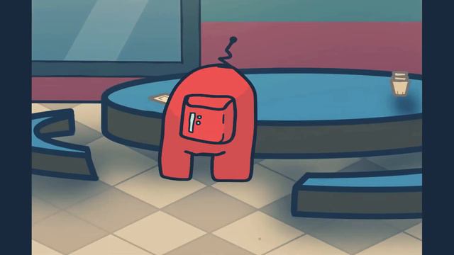 Когда играешь с другом. Среди нас | Анимация | Among Us | A Typical day in Among Us 2 смотреть онлайн