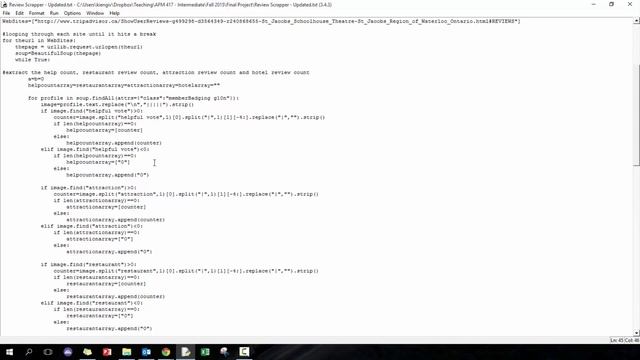 Custom Python Workshop - TripAdvisor Web Scraping (BeautifulSoup) смотреть онлайн