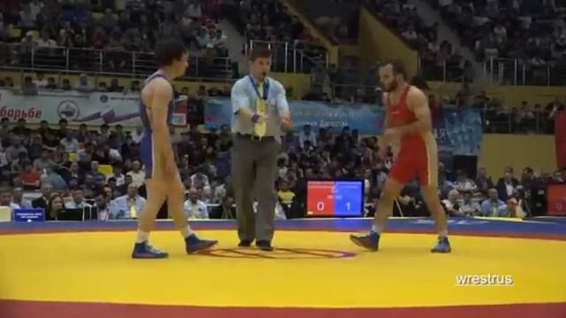 ЧР-2015. Вольная борьба. 61 кг.  Джамал Отарсултанов - Александр Богомоев. Финал