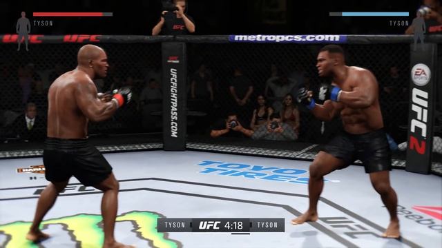 EA UFC 2 (Xbox One) - Iron Mike Tyson Vs Mike Tyson - Fantasy Fight (3 Rounds)