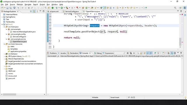 Integrating Spring Boot with ChatGPT | Spring Boot and ChatGPT #chatgpt смотреть онлайн