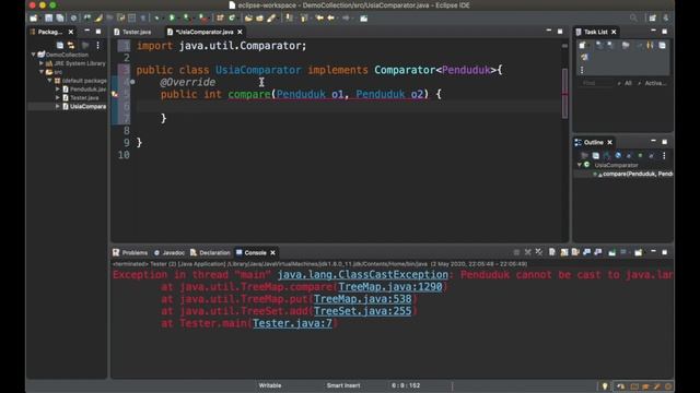 Contoh Program Menggunakan Interface Comparable & Comparator untuk Mengurutkan Data pada Collection смотреть онлайн