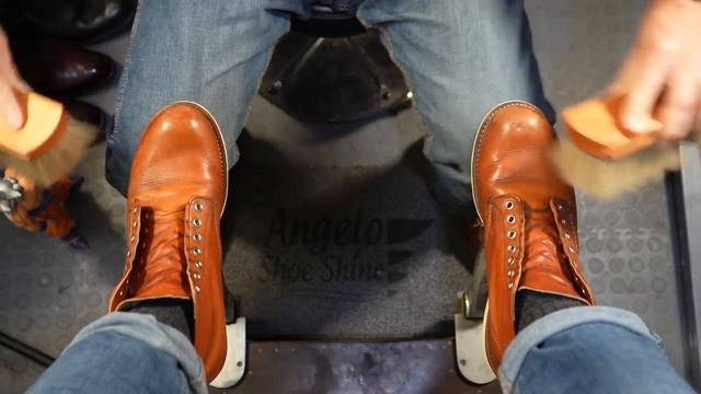 Old Boot Restoration! | Angelo Shoe Shine ASMR смотреть онлайн