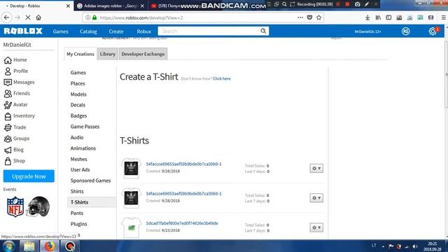 Roblox 100%Adidas Shirt смотреть онлайн