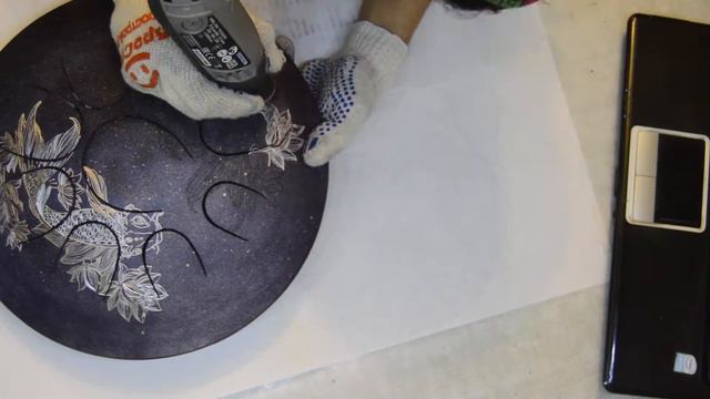 Zen fishes | Engraving process смотреть онлайн