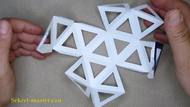 Правильные многогранники из бумаги своими руками для начинающих / Волшебные грани №12 смотреть онлайн