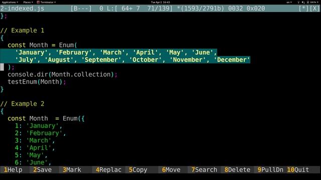 Перечислимый тип (enum) в JavaScript и TypeScript смотреть онлайн