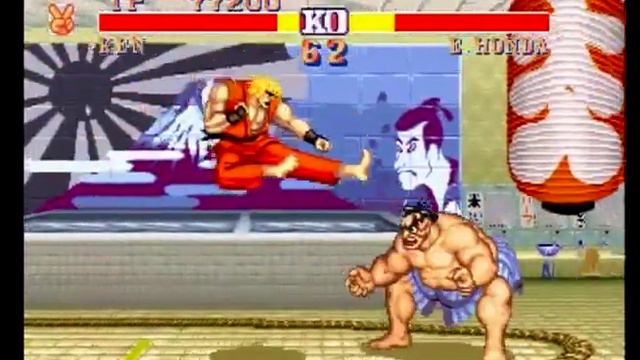E. Honda's Stage - Street Fighter II Champion Edition - Playstation смотреть онлайн