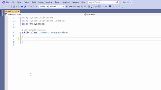 Tutorial: Code Basic UI in Unity (Legacy InputField, Text, and Button) смотреть онлайн