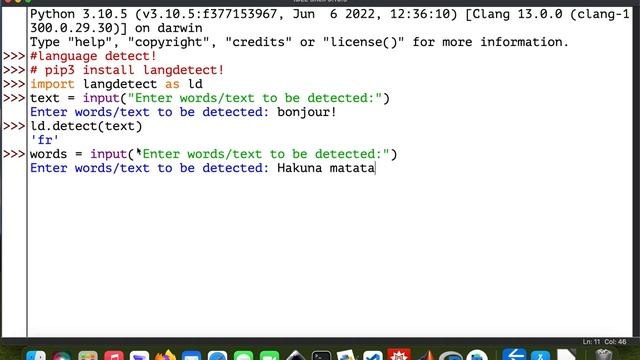 Language detection with Python смотреть онлайн