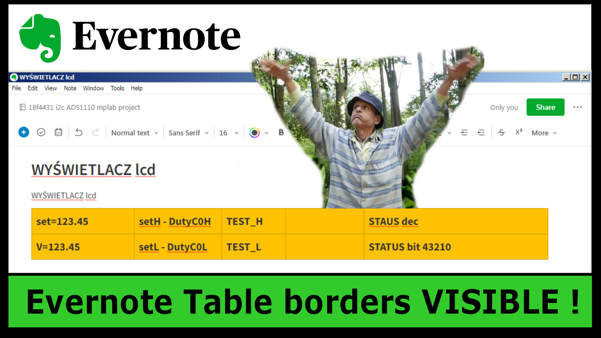 Границы таблицы Evernote ВИДИМЫ - Evernote Table borders VISIBLE смотреть онлайн