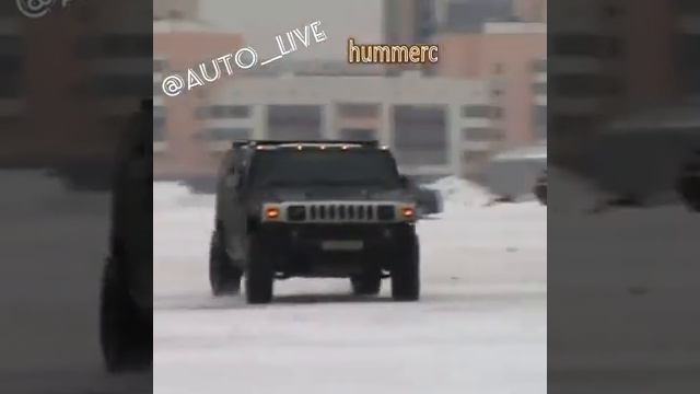 Тест драйв Hummer h2 drift on snow смотреть онлайн