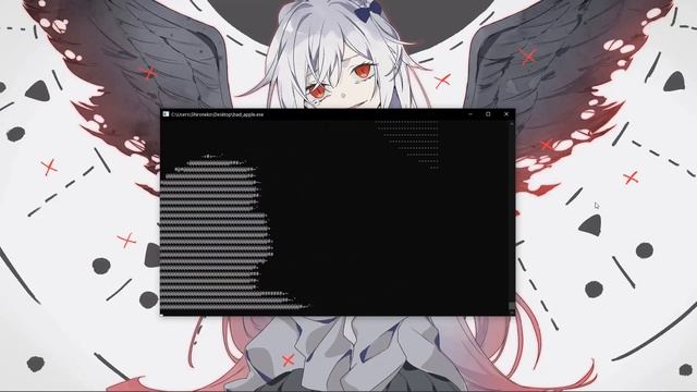 Bad Apple!! in a cmd prompt смотреть онлайн