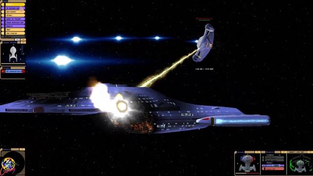 Warship Voyager VS Enterprise G (the good one) 4K Star Trek Ship Battles - Bridge Commander смотреть онлайн