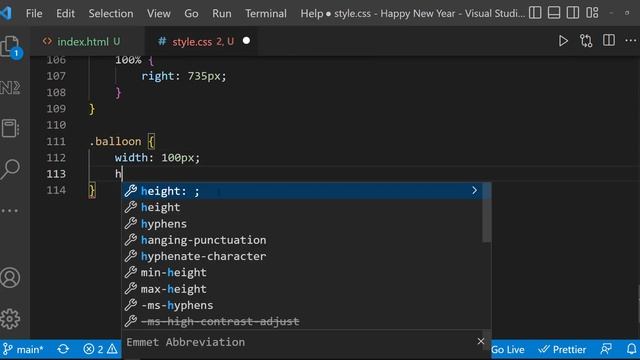 Creating a Festive CSS Animation: Happy New Year! смотреть онлайн