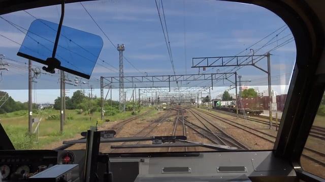 Вид из кабины машиниста Sapporo   Furano