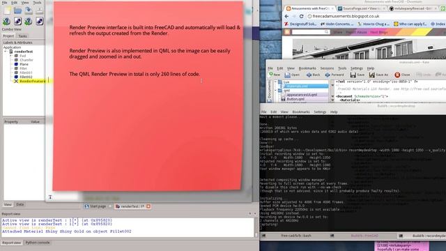 FreeCAD Render Module / Development