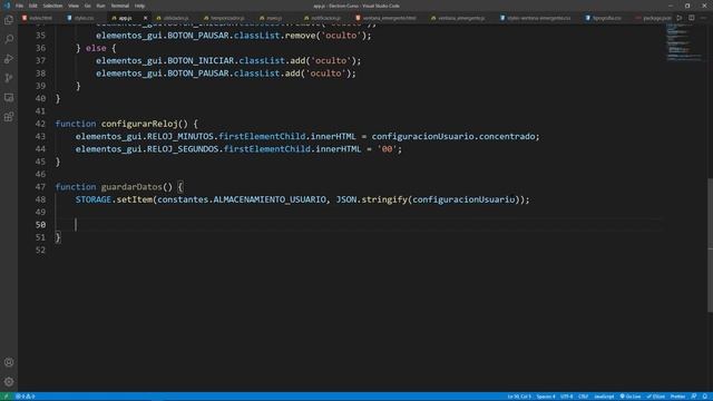 Electron Curso: 217 Crear la Función para Guardar Datos del Usuario de la Aplicación Pomodoro смотреть онлайн