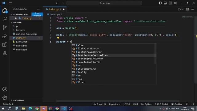 Domina el reino de aventuras: Programando el juego definitivo con Ursina y Python смотреть онлайн