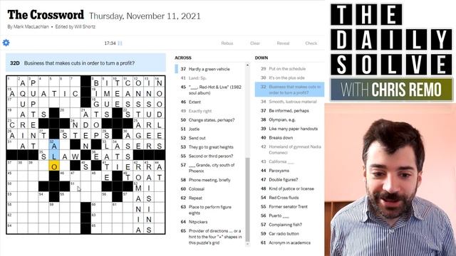 A Mind-Blowing Crossword Theme Reveal! - 11 November 2021 New York Times Crossword смотреть онлайн