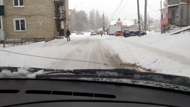 СНЕГ ВЕРНУЛСЯ. Город Елец Липецкая область. 4.03.2022 г.