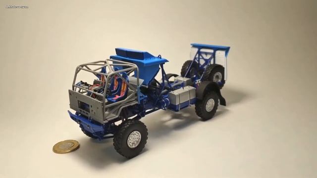 KAMAZ 43509 ZVEZDA 1:43 scale model смотреть онлайн