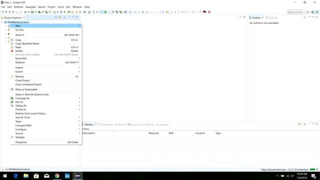 Dynamic Web Application using Tomcat 7 Server on windows 10 смотреть онлайн
