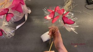 БУКЕТ из БАБОЧЕК ЧТО СВЕТИТСЯ ? DIY Butterfly Bouquet