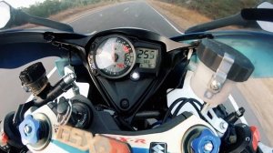 Максимальная скорость на спорт-байке  || Suzuki GSX-R 1000 ||