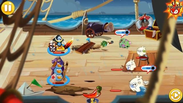 ANGRY BIRDS EPIC( сердитые птички) Прохождение ios/android на русском эвент ПРОКЛЯТЬЕ НЕКРОМАНТА! смотреть онлайн