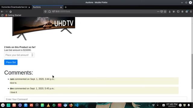 Harvard's CS50 Web Programming With Python and JavaScript-Project2: Commerce смотреть онлайн