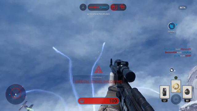 Star Wars Battlefront (Beta) - Bubble Shield vs Orbital Strike смотреть онлайн