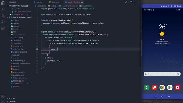 Build a React Native App with Bluetooth Low Energy ( BLE ) - Part 1 - Scanning and Permissions смотреть онлайн