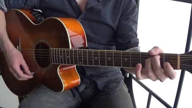 Foule sentimentale (Alain Souchon) - Tutoriel guitare avec partition en description (Chords) смотреть онлайн