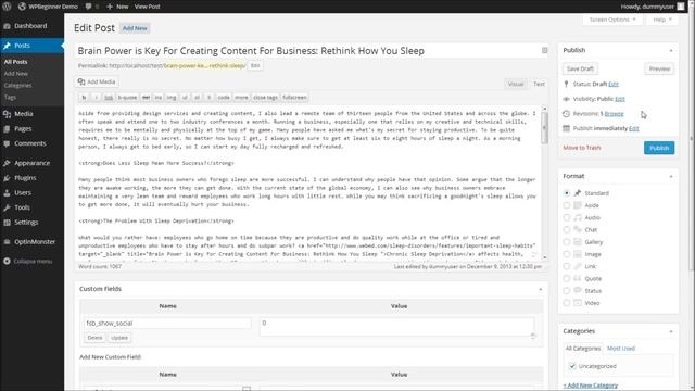 How to Undo Changes in WordPress using Post Revisions смотреть онлайн