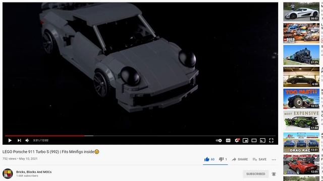 LEGO Porsche 911 GT2 RS | Speed Champions MOC