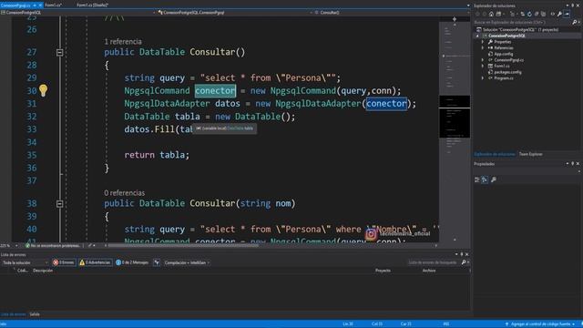 Cómo HACER Una CONSULTA a Una BD de POSTGRESQL - SELECT | Desarrollo en CSharp (C#) #55 смотреть онлайн