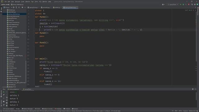 Pythonda Sanoq Sistemasi смотреть онлайн