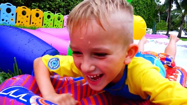 Vlad and Nikita play outdoor games and wake up Baby смотреть онлайн