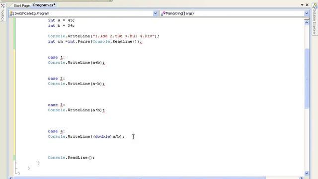 C# programming(Switch Case Default) Part - 7 of 32 смотреть онлайн