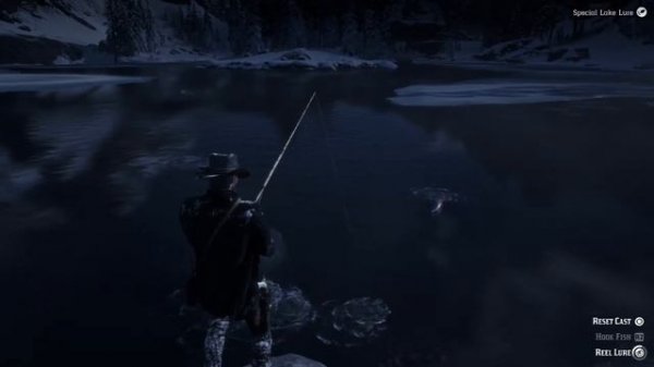 Red Dead Redemption 2 - Fishing - How to Capture Lake Isabella Legendary fish