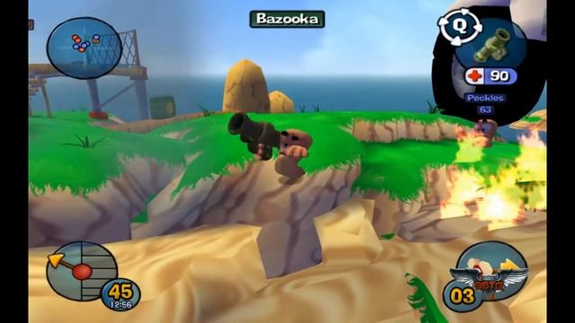 Worms 3D [GAMEPLAY] - PC смотреть онлайн