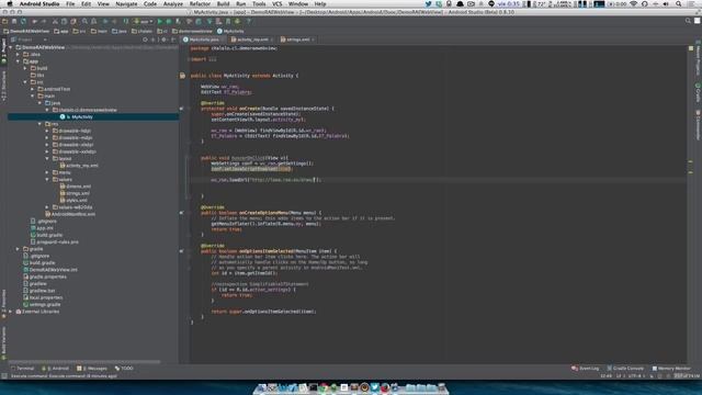 Tutorial Android - Utilizar WebView смотреть онлайн