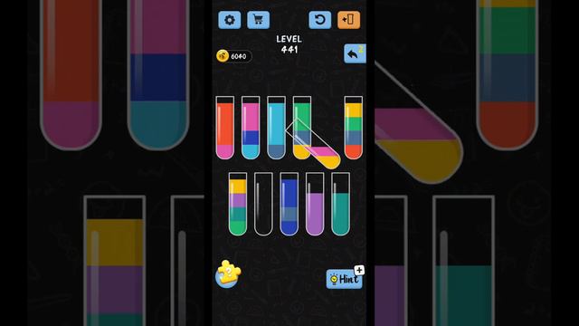 water color sort level 441 смотреть онлайн