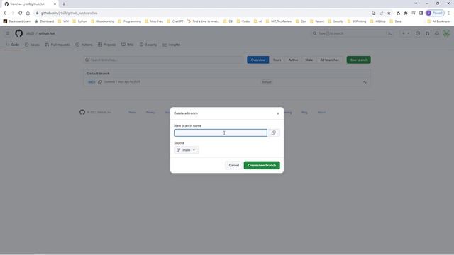 Introduction to Collaborative Development with GitHub: Create a New Branch смотреть онлайн