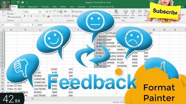 Excel Format Painter in Telugu смотреть онлайн