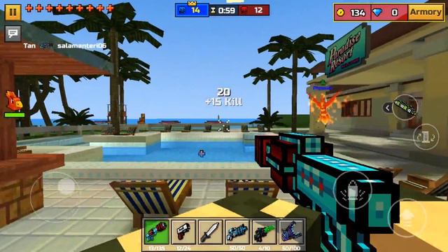 Pixel Gun 3D - Crystal Lazer Cannon Gameplay Walkthrough Part 11 (ios, android) смотреть онлайн